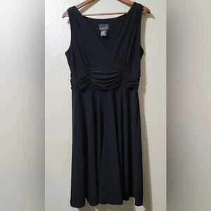 Women’s Glamour Plus Size Black Sleeveless Dress Size 22W EUC
